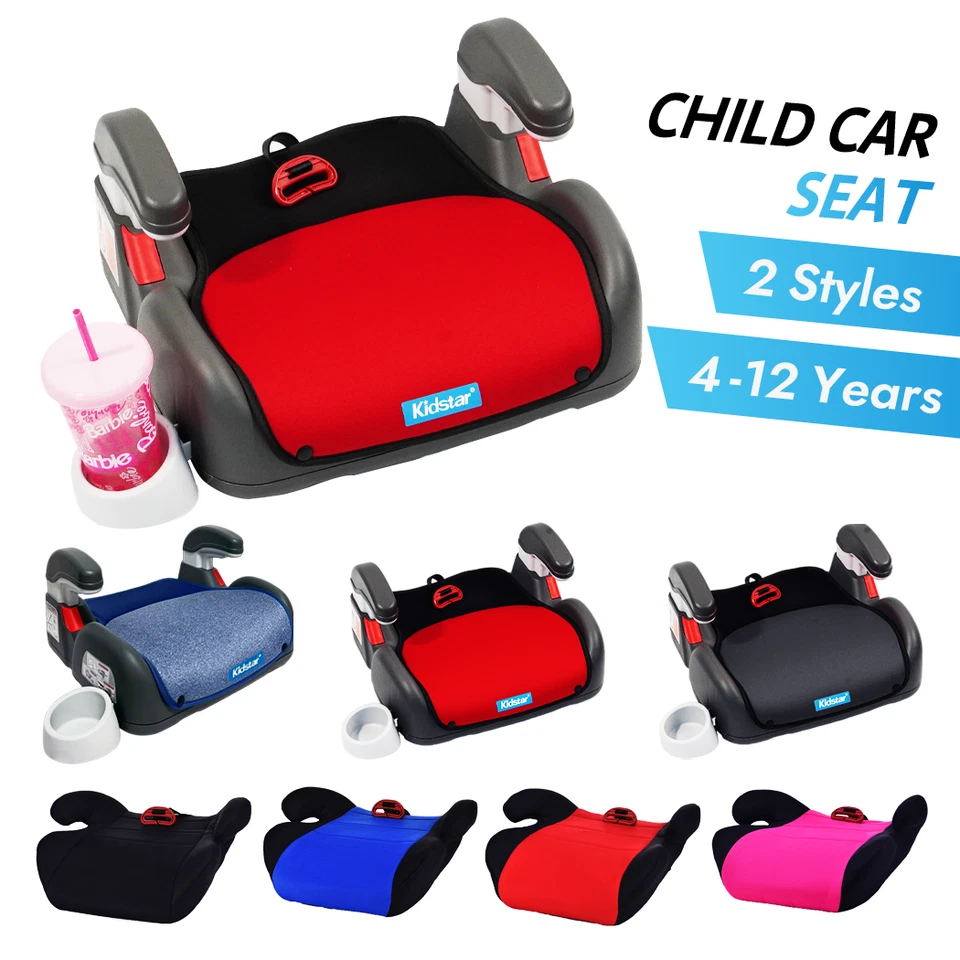 Child Car Booster Seat Toddler Safety Chair Children Kids Sturdy Seat 3-12 Years - image 1 of 4