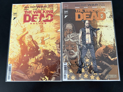 THE WALKING DEAD DELUX: #119A & #119B DAVID FINCH & CHARLIE ADLARD VARIANT
