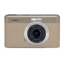 KODAK PIXPRO C1 Friendly Zoom 13MP 1080p Digital Camera - 26mm F/2.0 Tan 