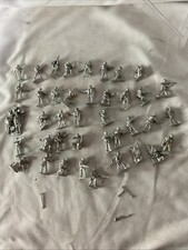 Lot Miniature Die Cast Metal Military Soldiers Toy Army Battle Mini 1"