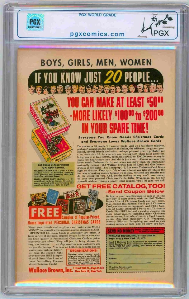 The Green Planet #1 nn PGX 7.0 Charlton Comics Silver Age Sci-Fi 1962 Not CGC - Image 3 of 3