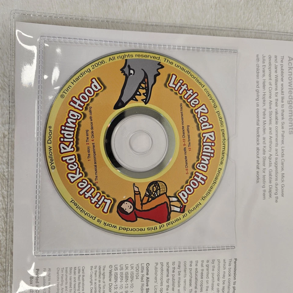 Yellow Door Little Red Riding Hood Book Audio CD + Interactive CD-ROM PC/Mac - Image 4 of 4