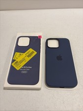 Apple Oem Silicone Case with MagSafe for iPhone 16 Pro Max MYYU3ZMA - Denim