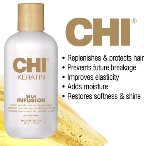 CHI Keratin Silk Infusion Reconstructing Keratin Treatment Haarserum 177 ml - Bild 6 von 9