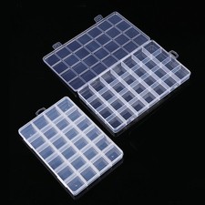 PP Plastic Grid Storage Container Clear Compartments For Small Parts Organizatio