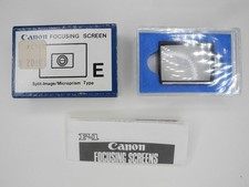 Canon Focusing Screen Type E For Original F-1 F-1n Won't Fit New F-1