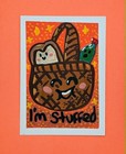 ACEO Original "Im Stuffed " OOAK Artwork 2.5x3.5 by MommaZenMochi — photo 1