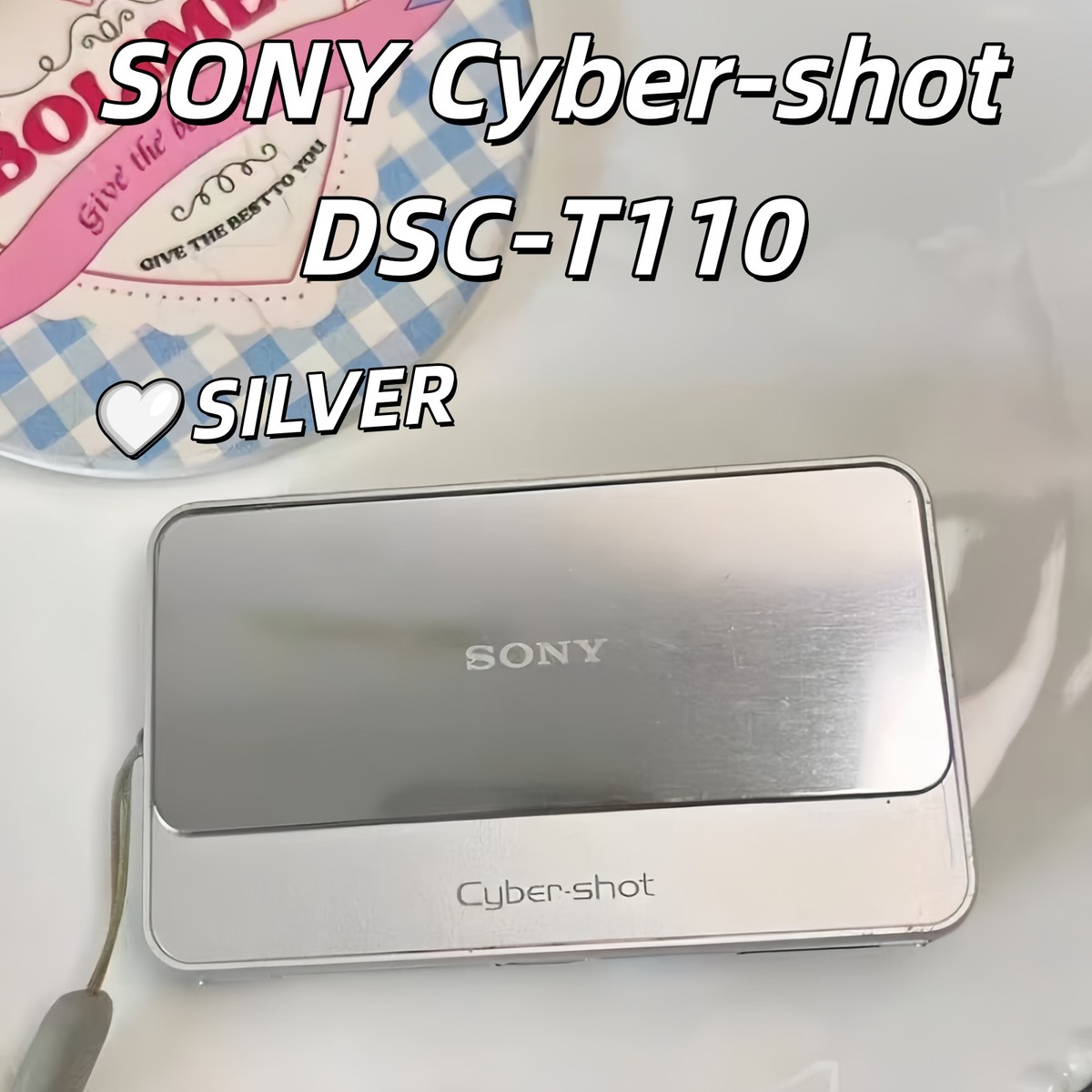 Sony Cyber Shot DSC-T110 Digital Camera 16.1 MP 4x Optical Zoom