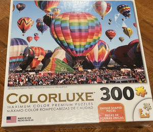 Sealed 300 Piece Jigsaw Puzzle Albuquerque Balloon Fiesta Colorluxe New Mexico