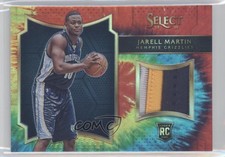 2015-16 Panini Select Rookie Swatches Tie-Dye Prizm 2/25 Jarell Martin #28 7i2