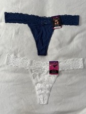 NEW Maidenform Luxurious Lace Thong 2XLARGE 9 MultiColor DMESLT 2 Pair Panties