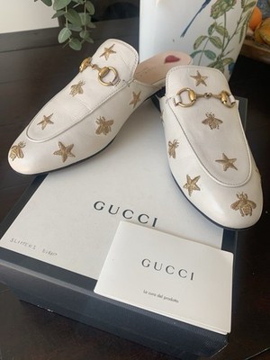 Gucci Mules Gr.37,5 Offwhite
