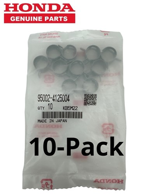 #ad #ad 10 Pack Genuine Honda Engine Coolant Pipe Clamp D=12.5mm 95002 41250 04 $19.95