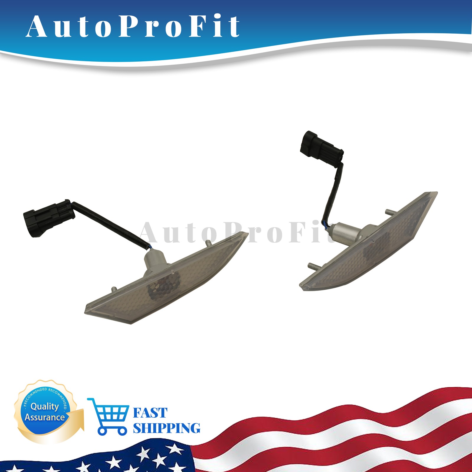 2PCS Bumper Side Marker Indicator Front For Lamborghini Gallardo 400945119D/120D