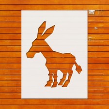 Reusable Donkey Design Stencil Template for Wall Art  DIY Crafts - StencilAir