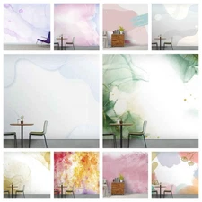3D Watercolor Colorful Self-adhesive Wallpaper Removable Wallpaper Wall Mural