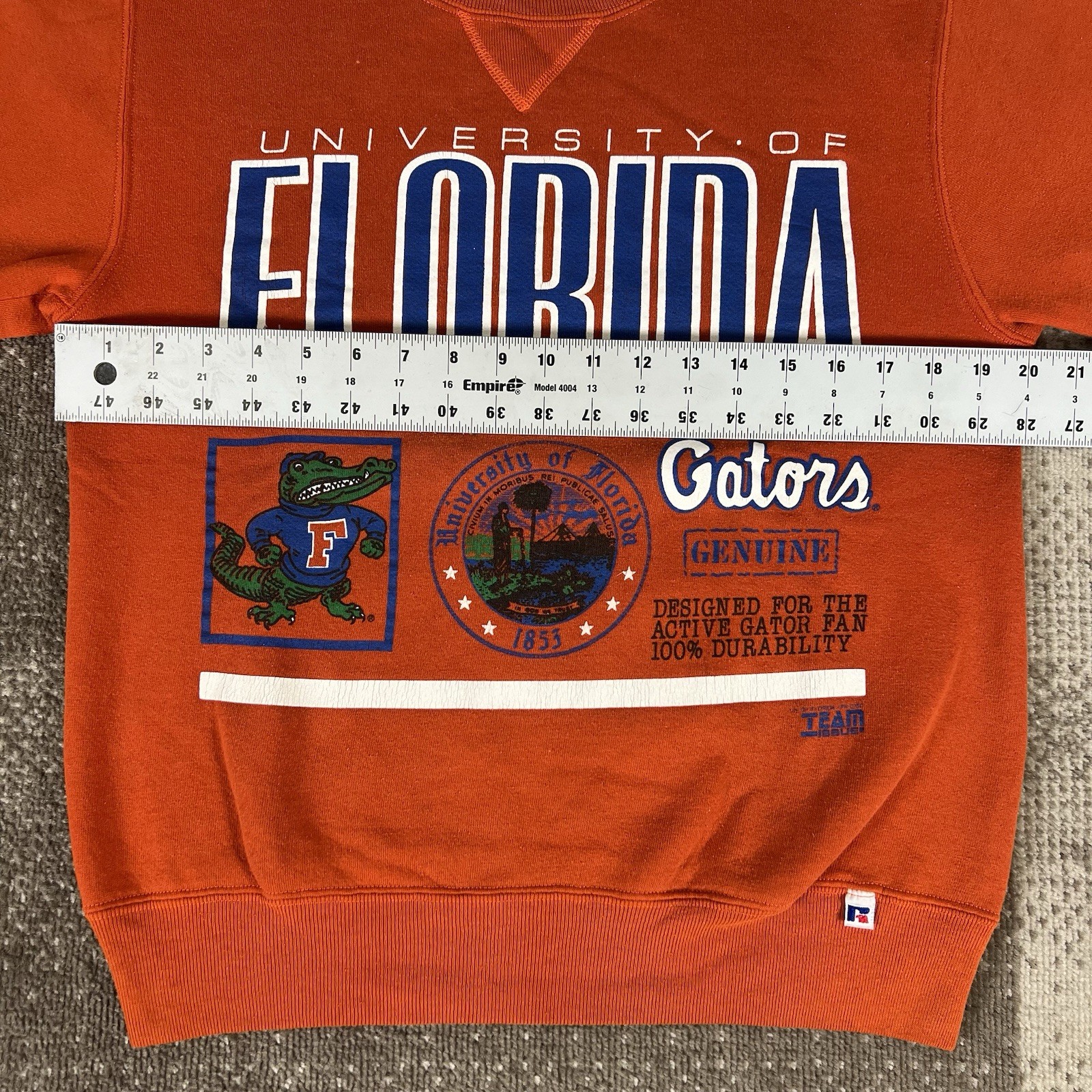 Vintage Russell Athletic V Stitch University Florida Gators Sweatsuits Mens M