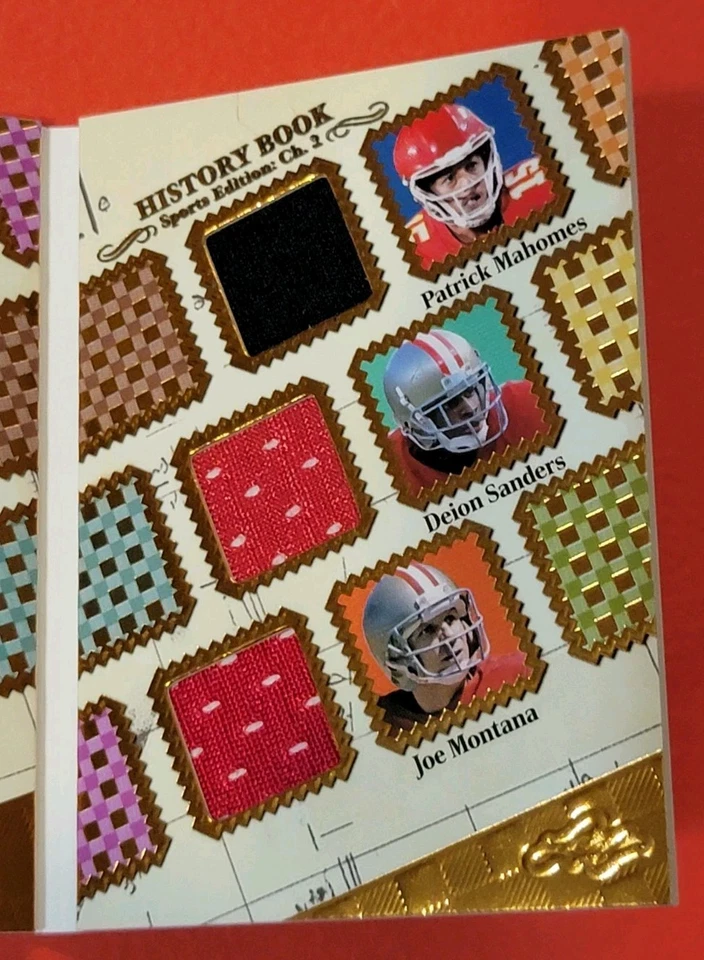 CARTÃO DE CAMISA PATRICK MAHOMES #17/25 Tom Brady JOE MONTANA Jerry Rice DEION Payton - Imagem 4 de 4