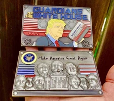 President Trump Guardians Galaxy White House Navy CPO Chief Challenge Coin MAGA!