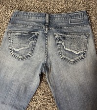 Big Star Casey Women's Embroidered Blue Jeans Size 27R