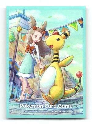 Jasmine & Ampharos Individual Card Sleeve Pokemon Center Japan Original