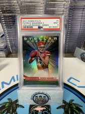 2017 Rookies and Stars Patrick Mahomes Stellar Rookies Green #/5 PSA 9