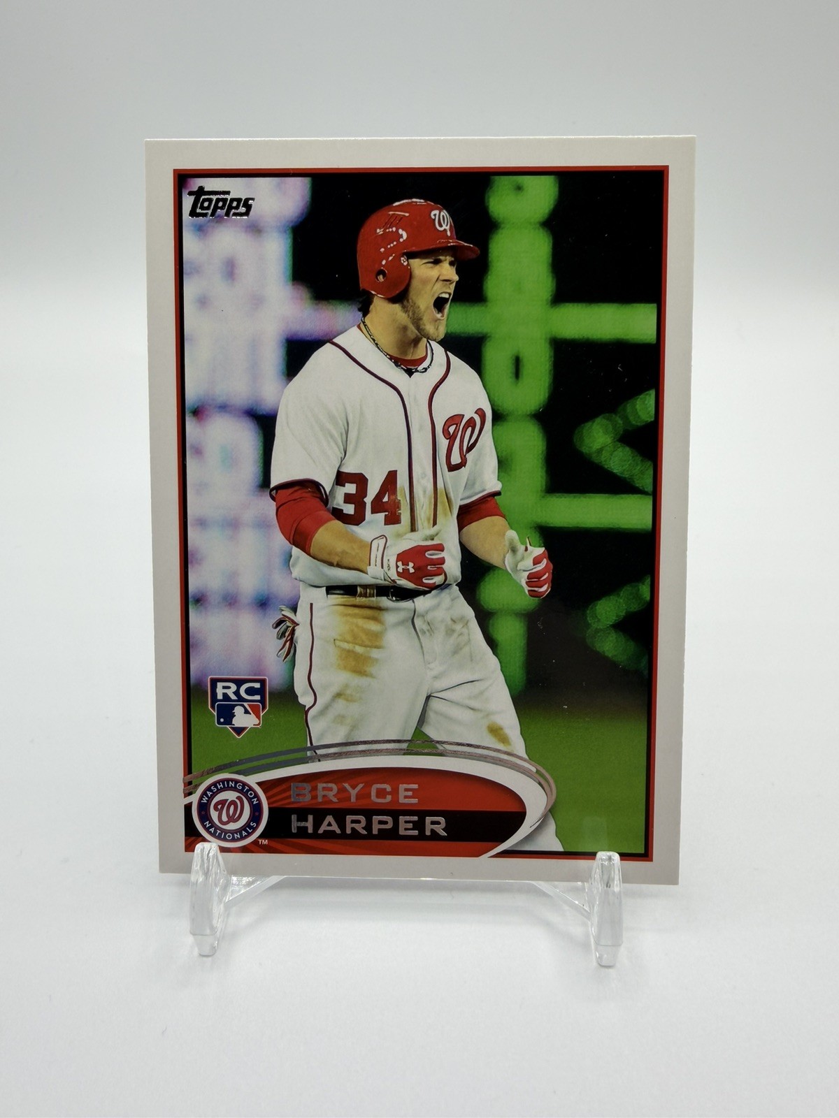 2012 Topps #661 Bryce Harper Screaming RC Rookie