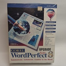 Corel WordPerfect Suite 8 Upgrade - New Sealed