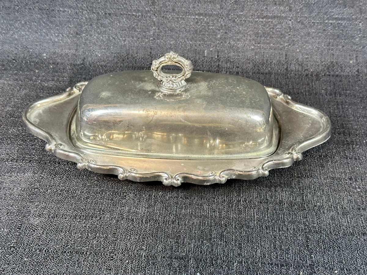 25+ FB Rogers Silver Coin Antique US Silver-Plated Butter Dishes