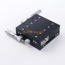 1PCS XY-Axis Stage Manual Slide Table Trimming Platform 125*125mm XY125-R 40mm