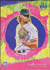 2022 Panini Diamond Kings - Artist's Proof Blue Baseball Camilo Doval #145 NM