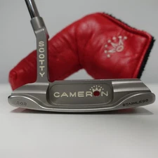 SCOTTY CAMERON STUDIO STAINLESS NEWPORT BEACH 34in Putter RH With H/C