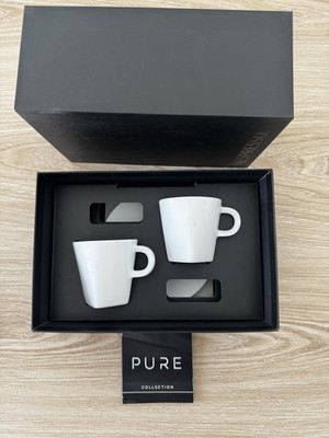 Nespresso Pure Collection 2x Pure Expresso Tasse & Untertasse Set