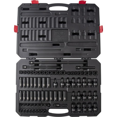 #ad SUNEX Tools 80 Piece 3 8 in. Drive Master Impact Socket Set 80 piece Black $125.98