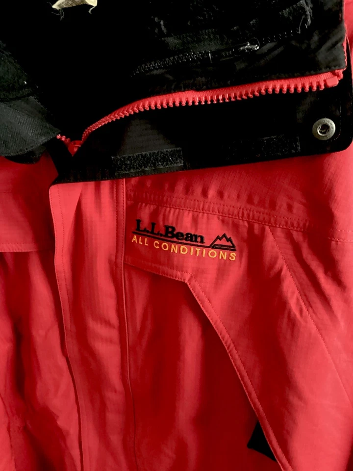Chaqueta Parka Con Capucha 3 en 1 Cremallera Vellón XL De Colección LL BEAN Todas las Condiciones GORE-TEX Foto 2 de 4