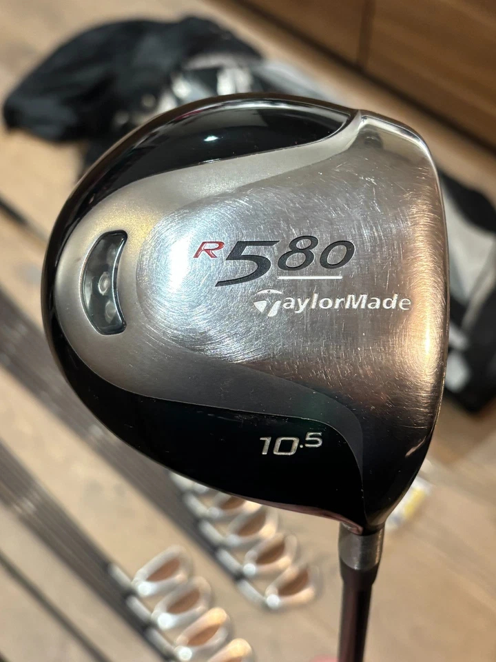 Mens TaylorMade Full Golf Clubs Set + Snake Eyes Bag - DR/Hybrids/Irons/Putter - Image 2 of 4