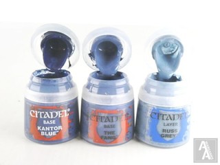 (7174) Kantor Blue The Fang Base Russ Grey Layer Citadel Paints 40k Warhammer