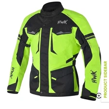 HWK Motorcycle Jacket Mens LARGE-Cordura textile-BRAND NEW-ADVENTURE style