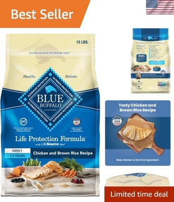 Life Protection Formula Adult Dry Dog Food, Helps Build and Maintain Strong M...