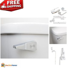 Chrome Toilet Tank Flush Lever Replacement - Easy Install for Bathroom Upgrade