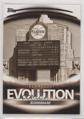 2019 Topps Evolution Of: Technology Jumbotron Scoreboard #ET-2 1u6