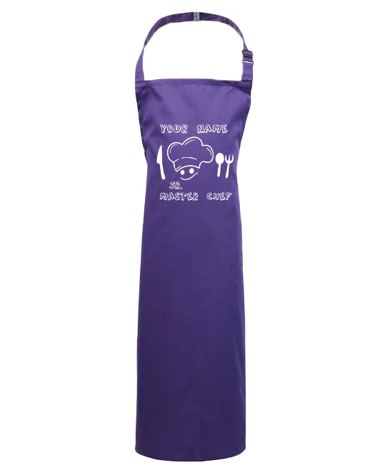 Grembiule Personalizzato Junior Master Chef Tirocinante Cucina Cucina Lavoro Abbigliamento - Immagine 2 di 4