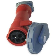 Hubbell HBL320C7W Pin and Sleeve IEC Watertight Connector 2 Pole 3 Wire 20 amp