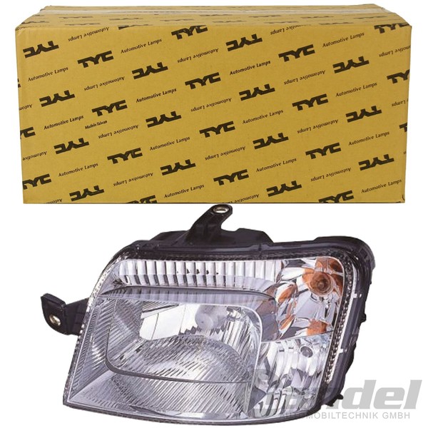 TYC Hauptscheinwerfer H4 Links Passend FüR Fiat Panda 1.1 - 1.3 Bj. Beachten-image