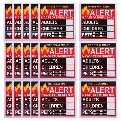 Pacienjo Autocollant De Sauvetage En Cas D'Incendie Pour Animaux De Compagnie | Sauvez Nos Autocollants De Fenêtre De Recherche D'Animaux De Compagnie,Autocollant De Sauvetage En Cas D'incendie De