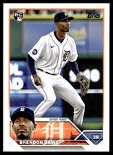 2023 Topps Brendon Davis Rookie Detroit Tigers #494