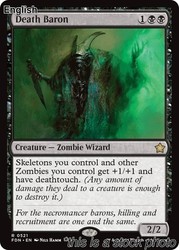 Death Baron #521 Foundations MTG Rare