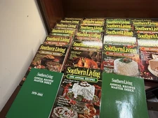 Southern Living Cookbook Annual Recipes Book Lot of 25 1979-2001 Index Books Inc