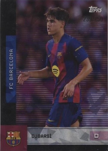 Pau Cubarsi 2025 Topps Chrome UCC Base Future Stars FC Barcelona