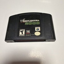 WWF Wrestlemania 2000 THQ Teen N64 (Nintendo 64, 2000) NOT TESTED USED